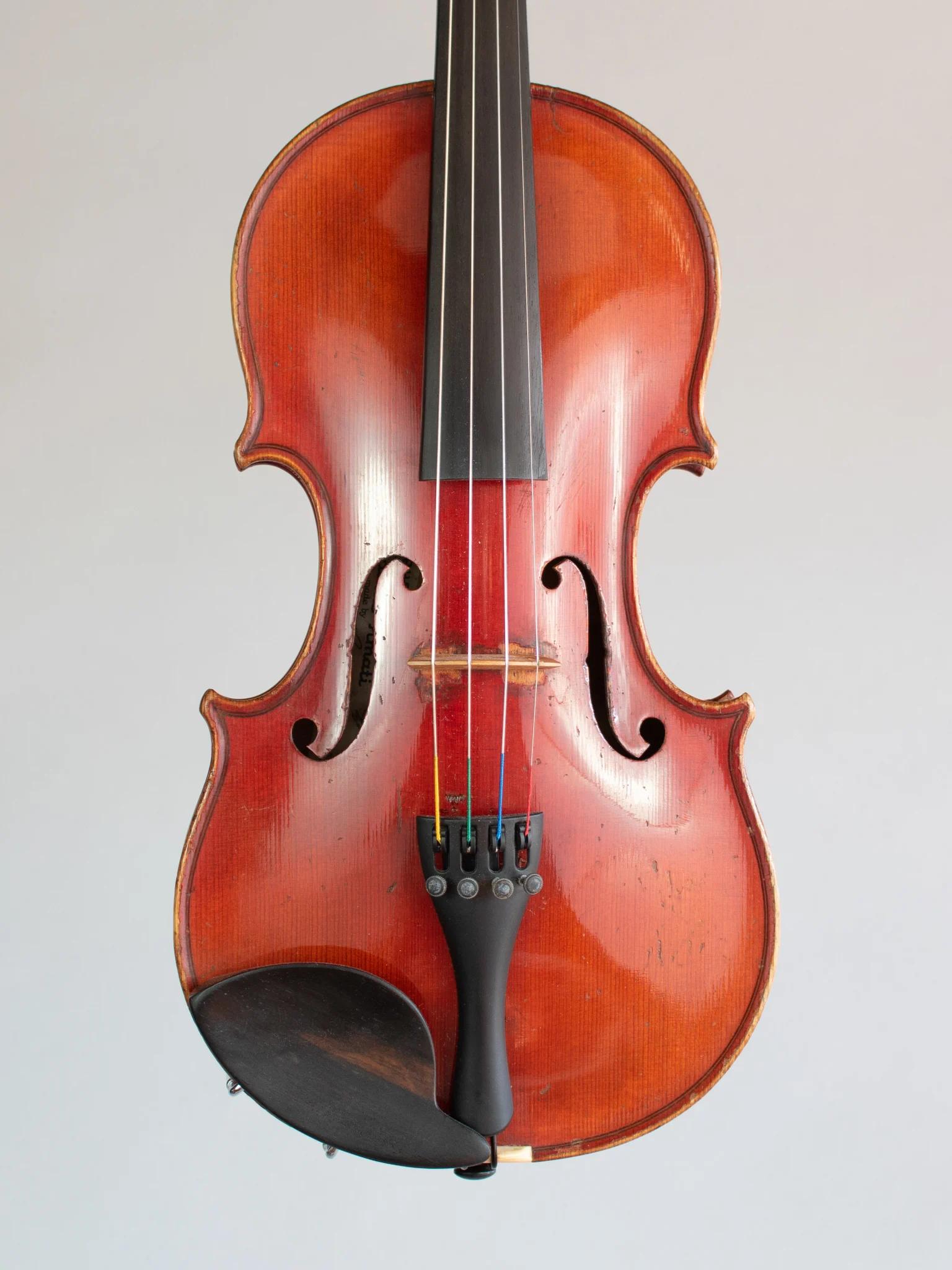 amati violin scale - How long is the back of the Amati violin