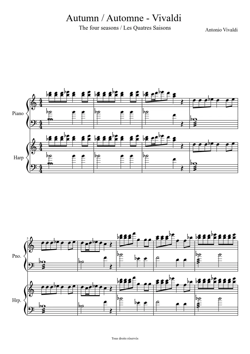 musescore vivaldi autumn violin - How many movements are in Vivaldi Autumn