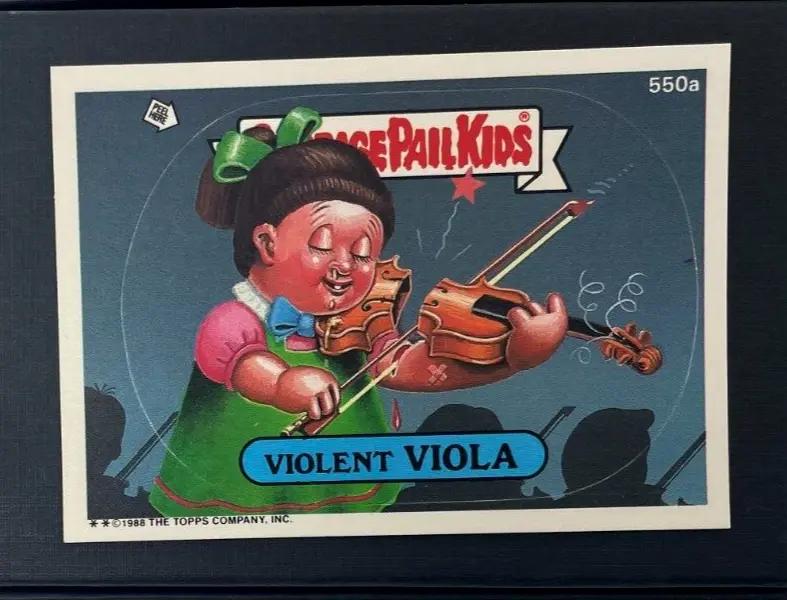 garbage pail kids violin - How many original Garbage Pail Kids were there