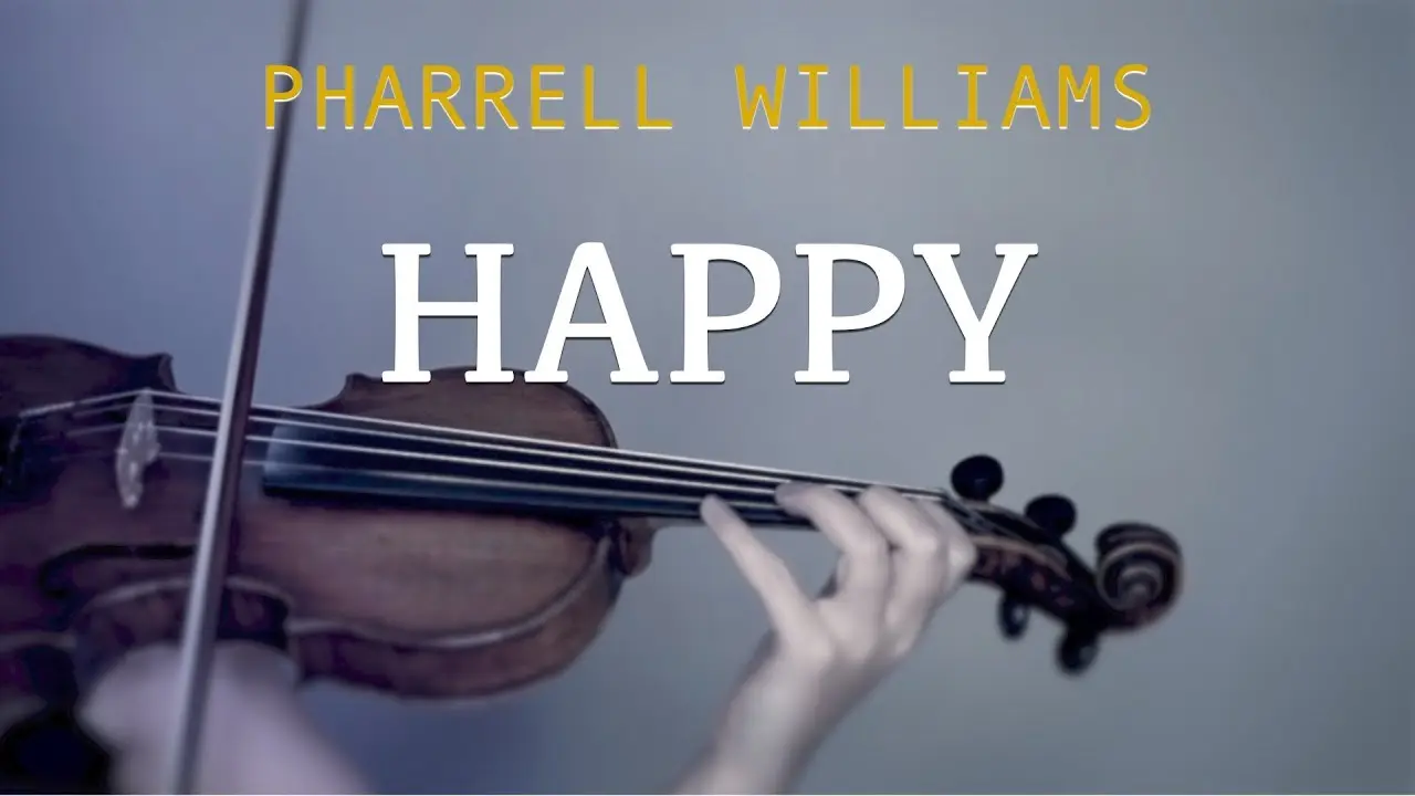 Happy - Pharrell Williams en el violín - How much did Pharrell make off Happy happy pharrell williams violin - How much did Pharrell make off Happy