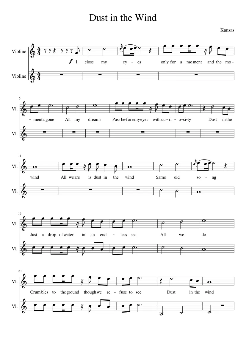 dust in the wind guitar y violin - Is Dust in the Wind hard to play on guitar