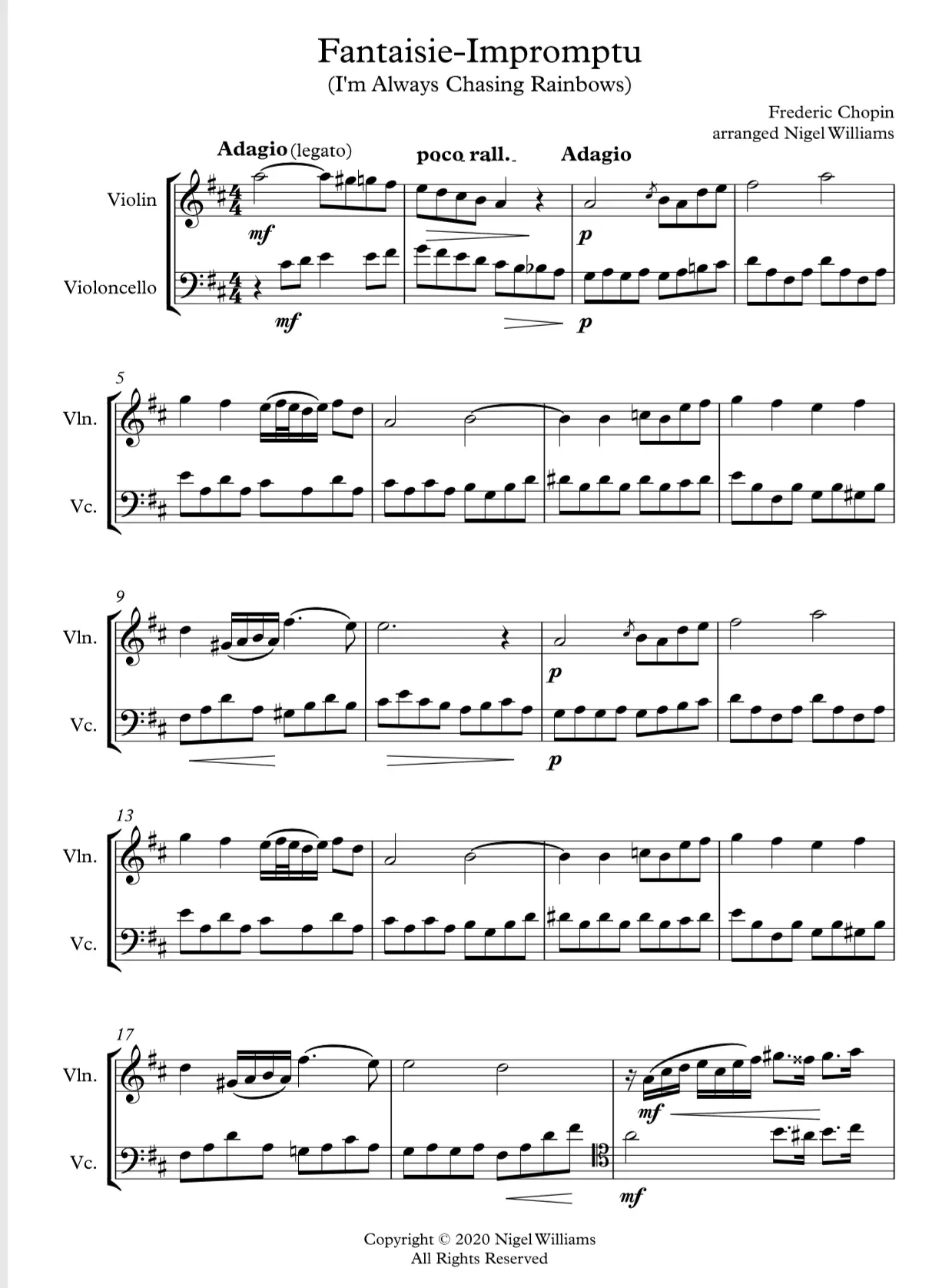 chopin piano violin fantasie impromptu piano y violin - Is Fantasie Impromptu Grade 8