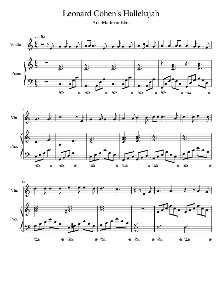 aleluya hallelujah violin - Is Hallelujah a Christmas song