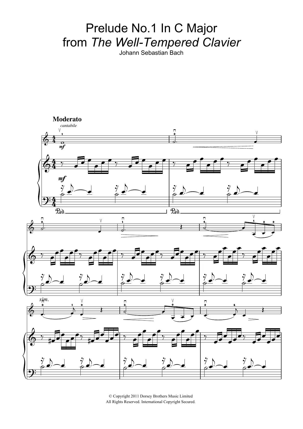 prelude in c major violin - Is prelude in C hard