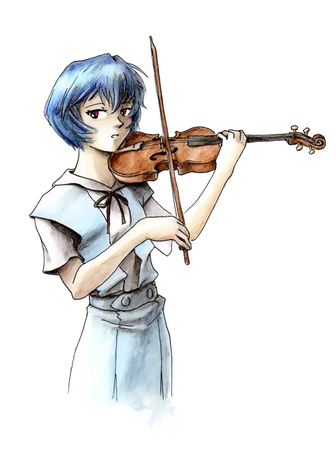evangelion violin rei theme - Is Rei made of LCL