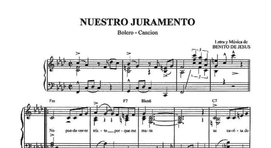 bolero en violin nuestro juramento - Qué canciones compuso Julio Jaramillo