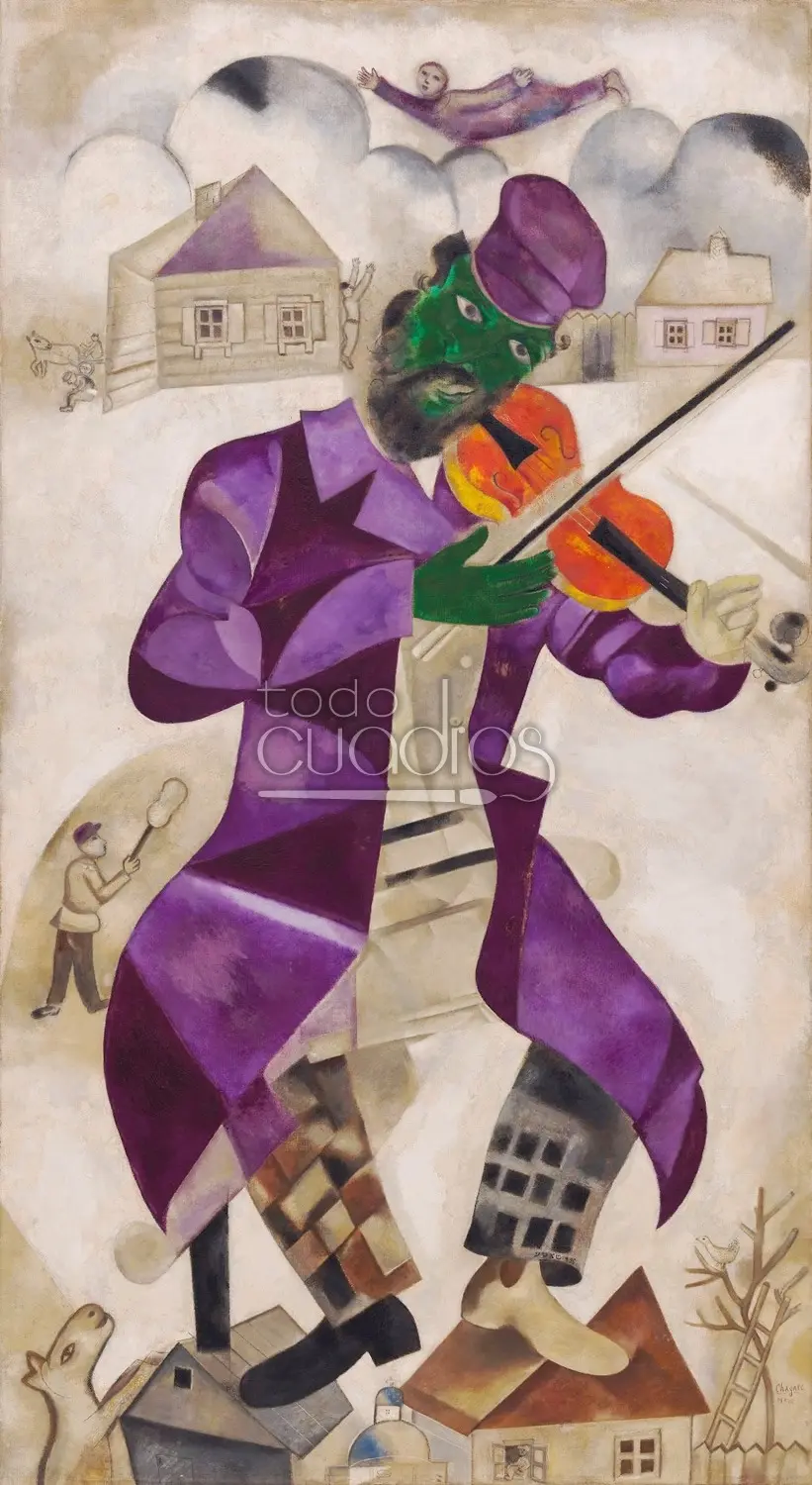 cuadro el violinista rodrigo - Qué compositor español se quedó ciego