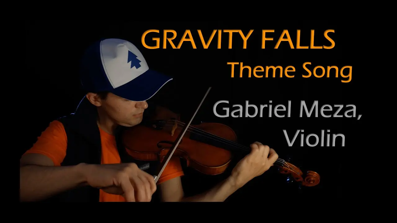 gravity falls señor tocando violin enseñanza - Qué es lo que dice en la intro de Gravity Falls