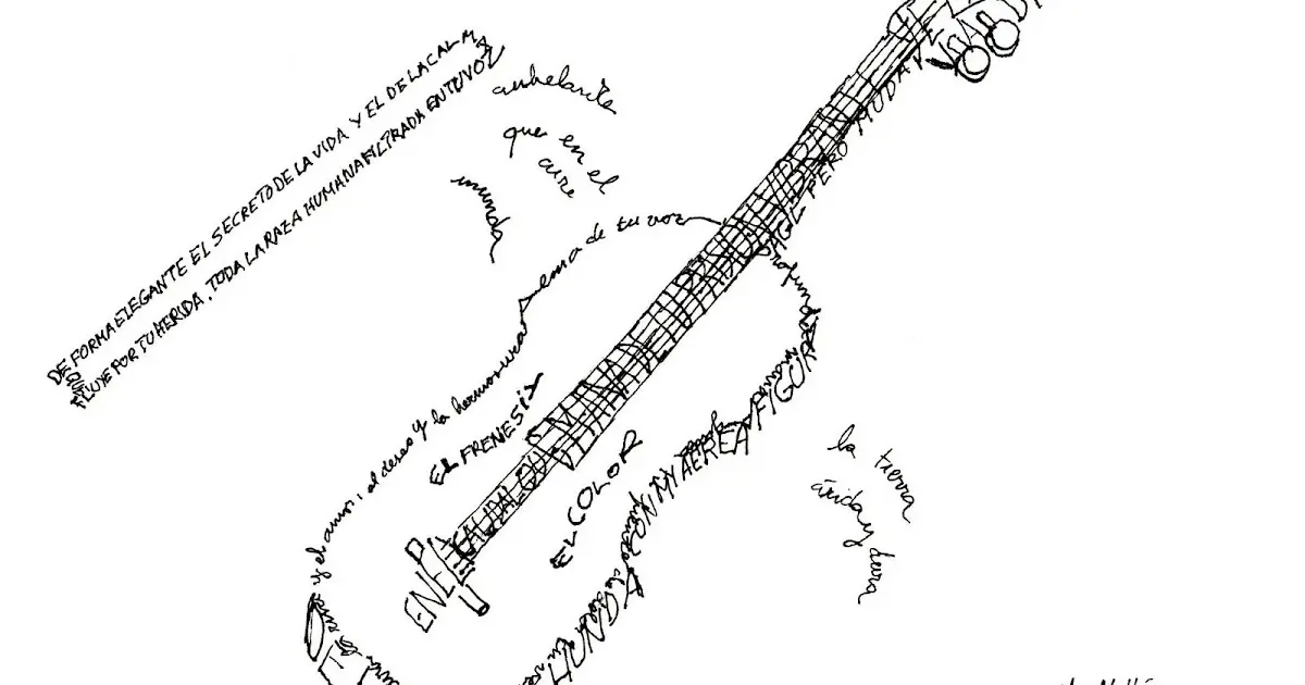 caligrama paran el violin - Qué es un caligrama musical