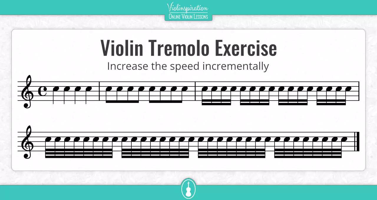 como hacer tremolo en violin - Qué hace un trémolo en la música