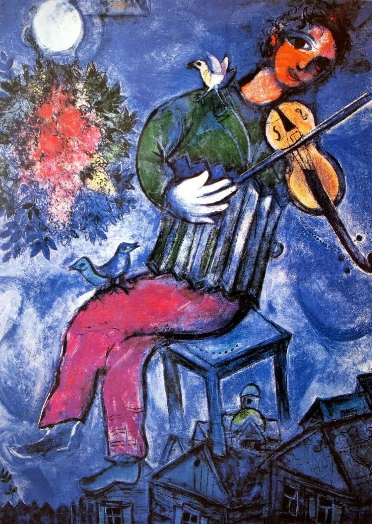 el violinista azul.chagall - Qué hizo Marc Chagall