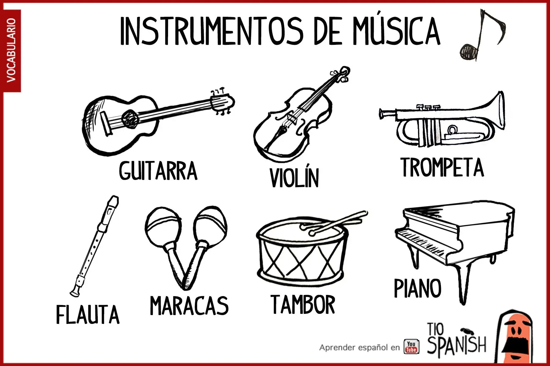 comparacion de sonido guitarra violin y flauta - Qué instrumento tiene el tono más alto