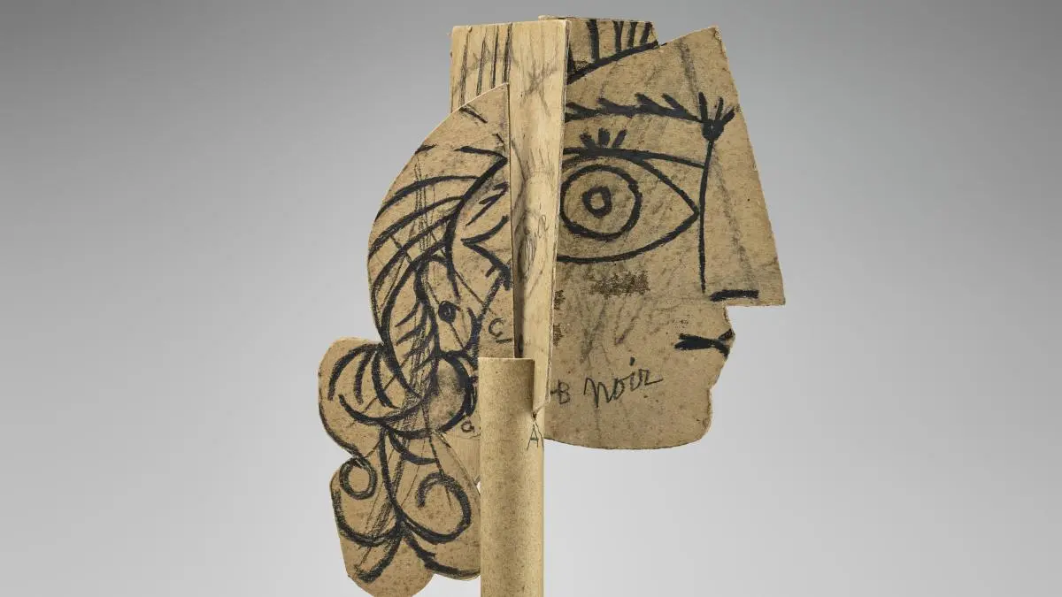 escultura de pablo picasso violin - Qué materiales usaba en la pintura Pablo Picasso