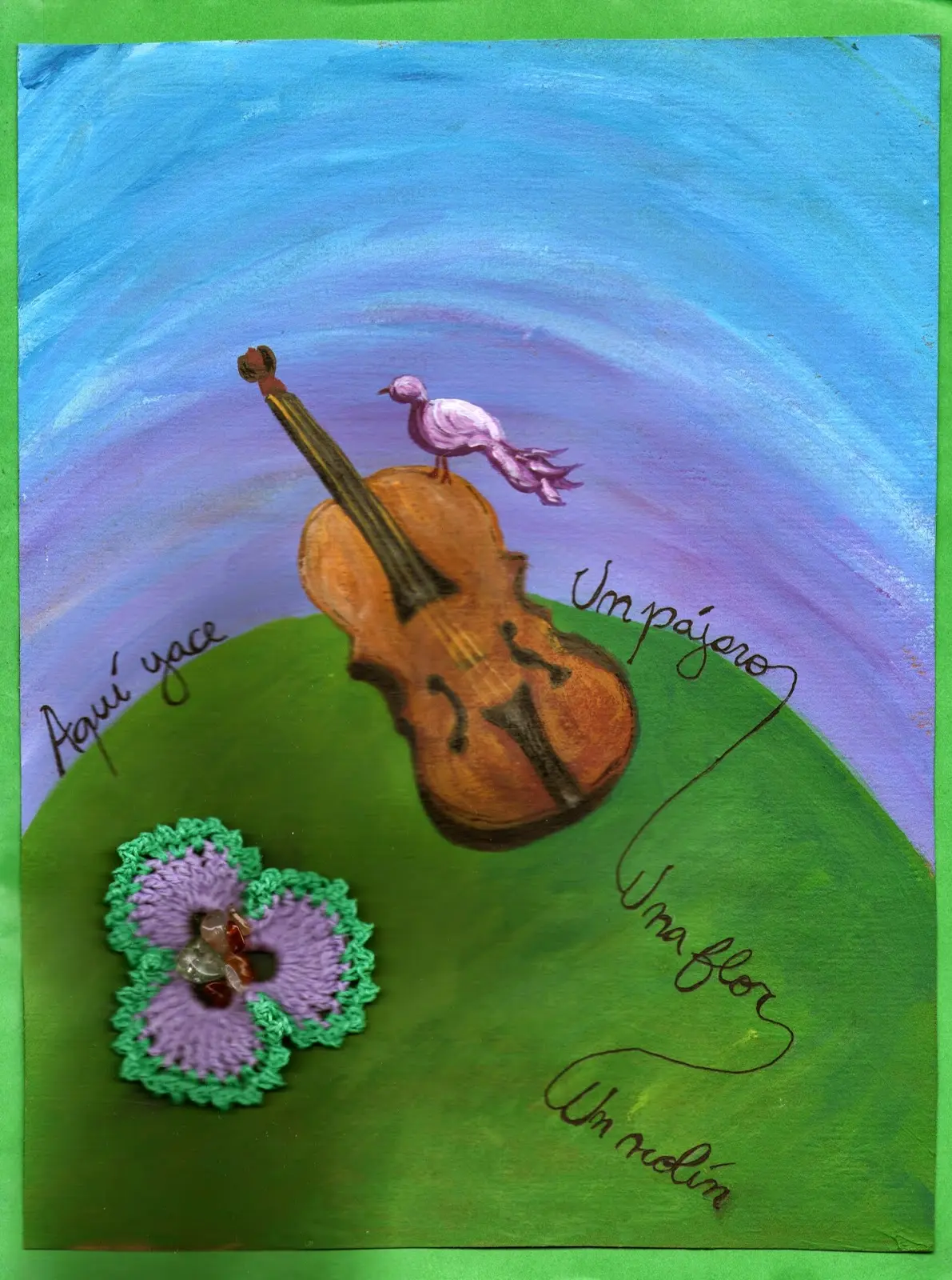 aquí yace un pájaro una flor un violín - Qué poemas escribio Juan Gelman