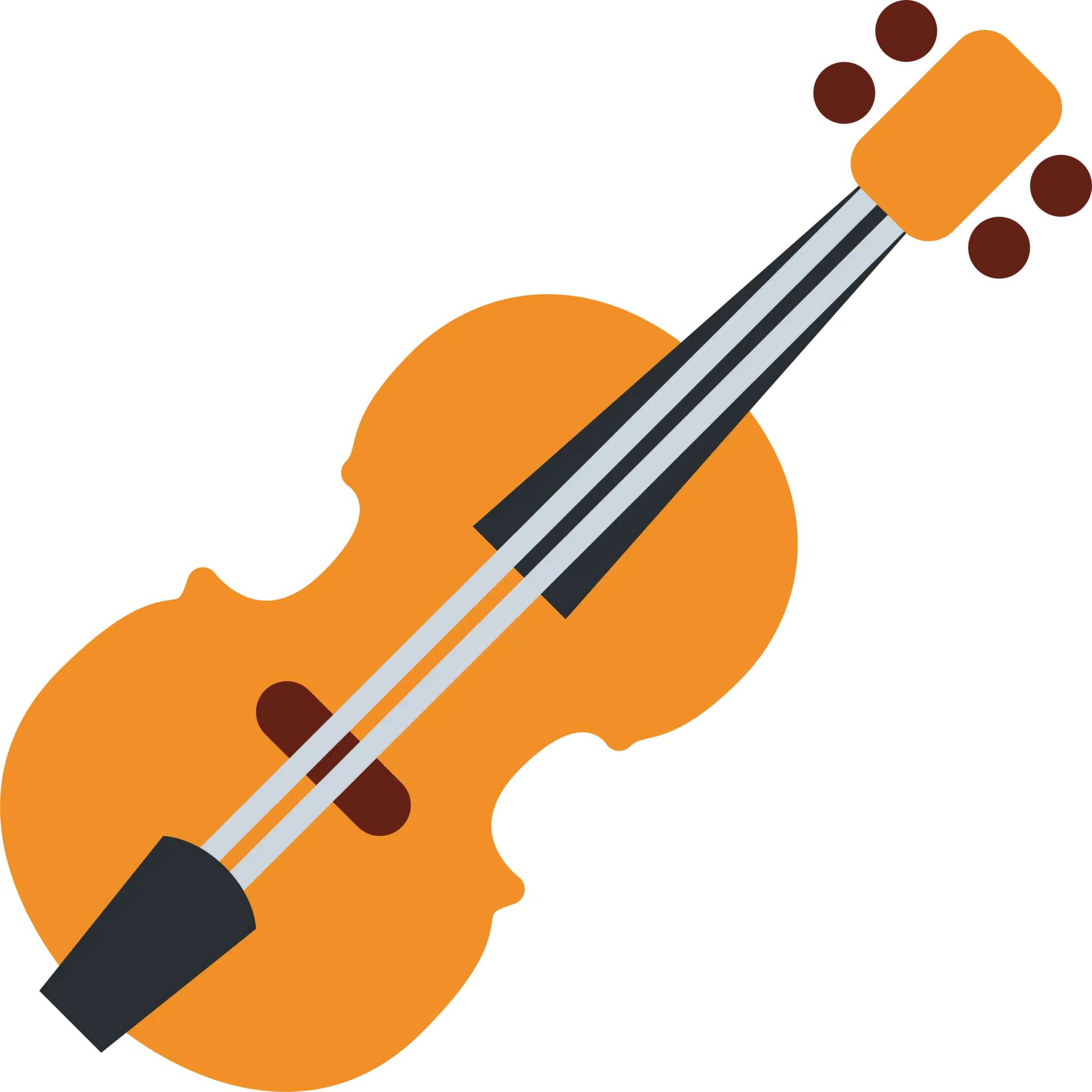 Emoji de instrumentos musicales: El violín - Qué significa el emoji del violín emoji de instrumentos musicales violin - Qué significa el emoji del violín