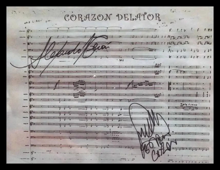 corazon delator violin partitura - Qué significa la canción Corazón delator de Soda Stereo