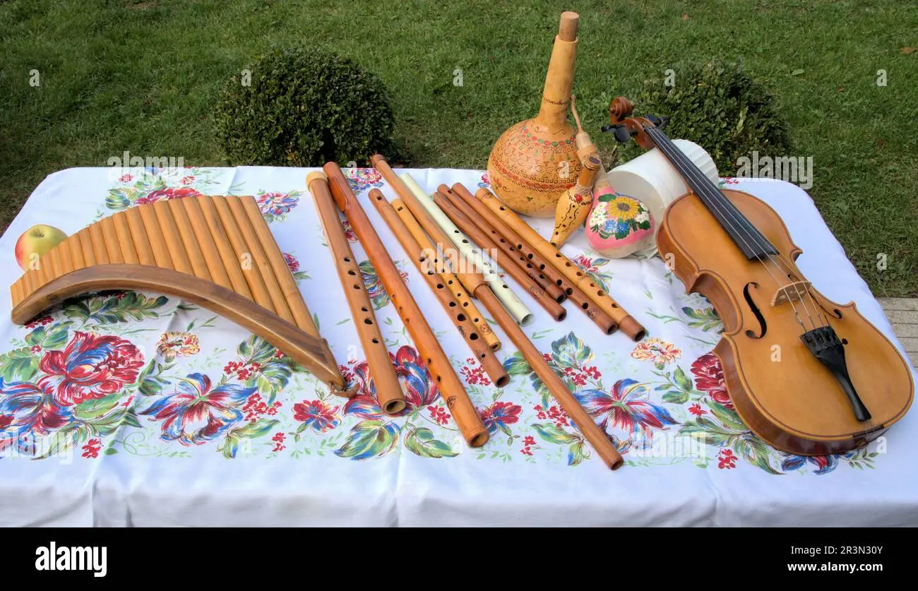 flauta y violines panderetas para adornar - Qué tipos de panderetas existen