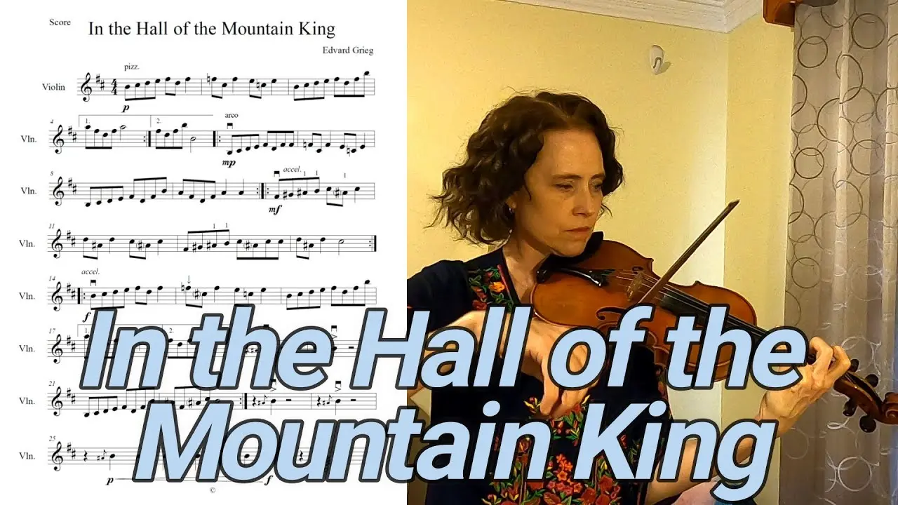 en el salon del rey moutain en el violin - Quién compuso en la gruta del rey de la montaña