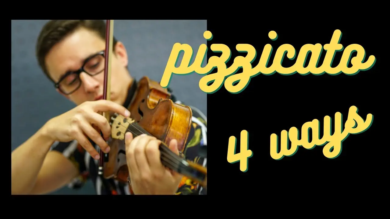 pizzicato violin triples cuerdas - Quién creó el pizzicato