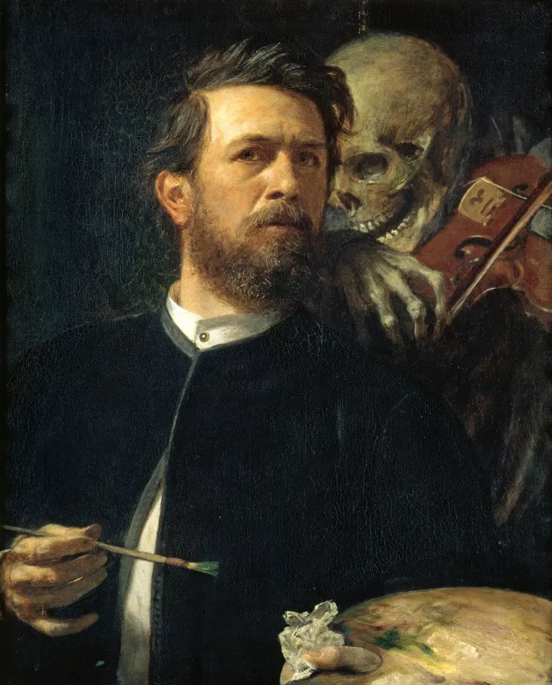 autoretrato con la muerte tocando el violin - Quién fue el primer autorretrato