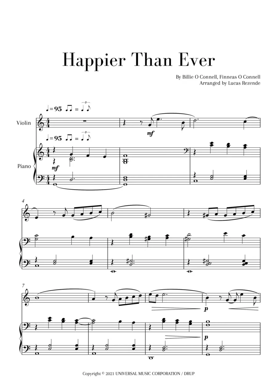 happier than ever violin - Was Happier Than Ever a flop