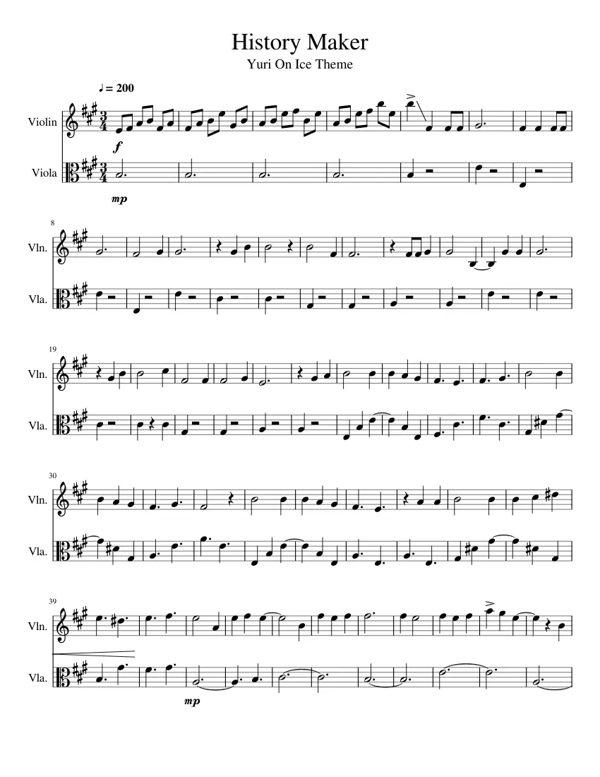 La historia del violín en Yuri on Ice - Was history maker made for Yuri on Ice yuri in ice history violin - Was history maker made for Yuri on Ice