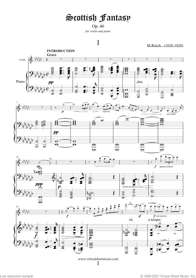 El Scottish Fantasy para violín de Max Bruch - Was the Scottish Fantasy originally composed by Max Bruch bruch scottish fantasy violin - Was the Scottish Fantasy originally composed by Max Bruch