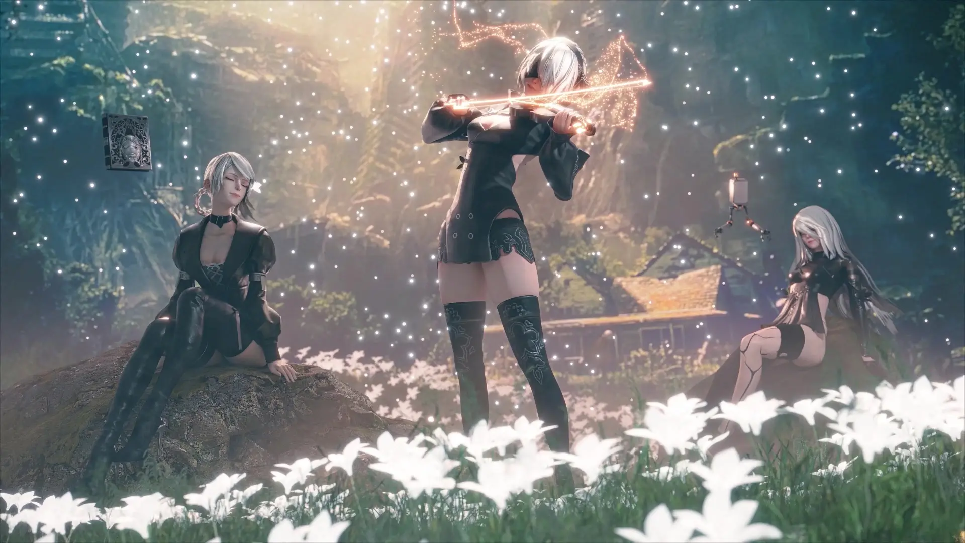 nier automata violin wallpaper - What age is 2B in human years