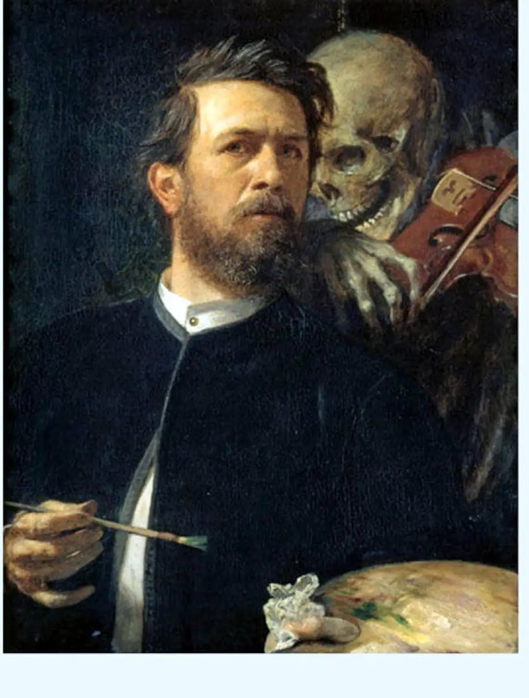 arnold bocklin death violin - What does death playing violin mean