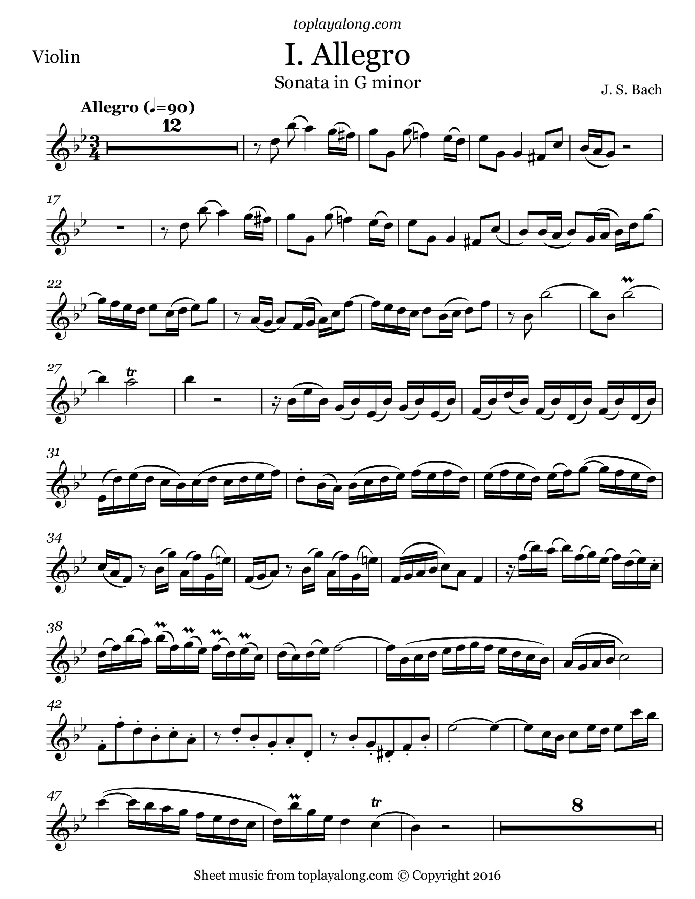 fugue from violin sonata in g minor - What instruments are in Little Fugue in G minor