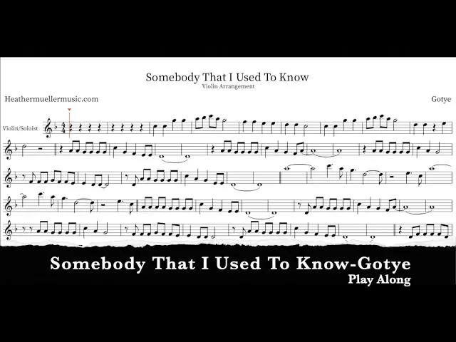 somebody that i used to know violin - What instruments are in Somebody That I Used to Know