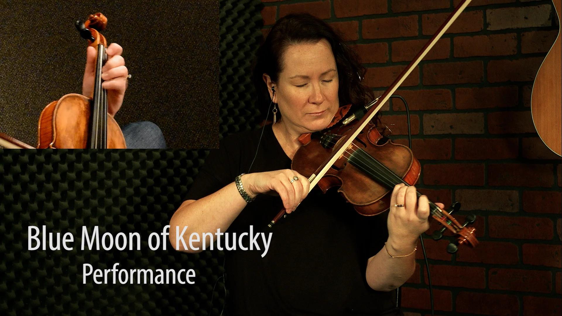 blue moon of kentucky violin - What instruments are used in Blue Moon of Kentucky