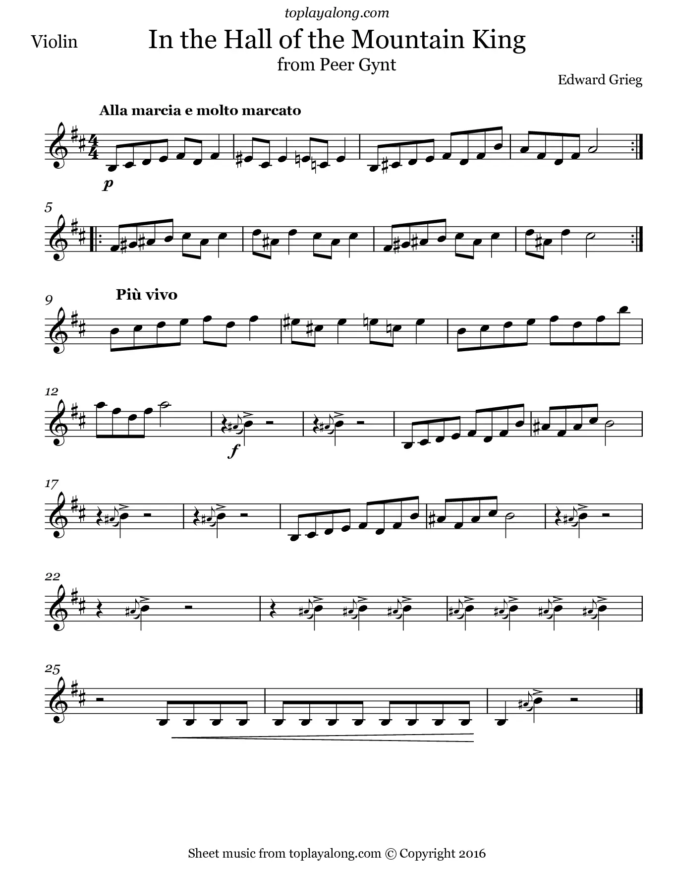Edvard Grieg: In the Hall of the Mountain King para violín - What instruments are used in the grieg In the Hall of the Mountain King edvard grieg in the hall of the mountain king violin - What instruments are used in the grieg In the Hall of the Mountain King