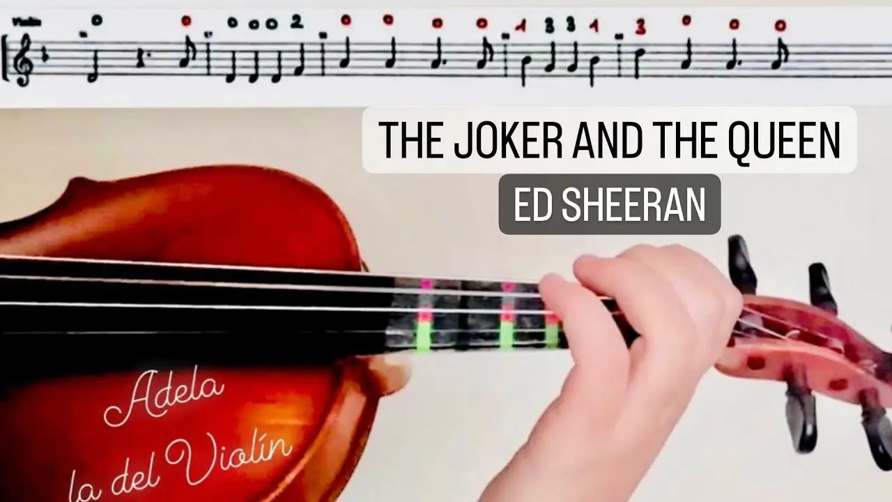 joker violin instrumental - What instruments are used in the Joker and the Queen
