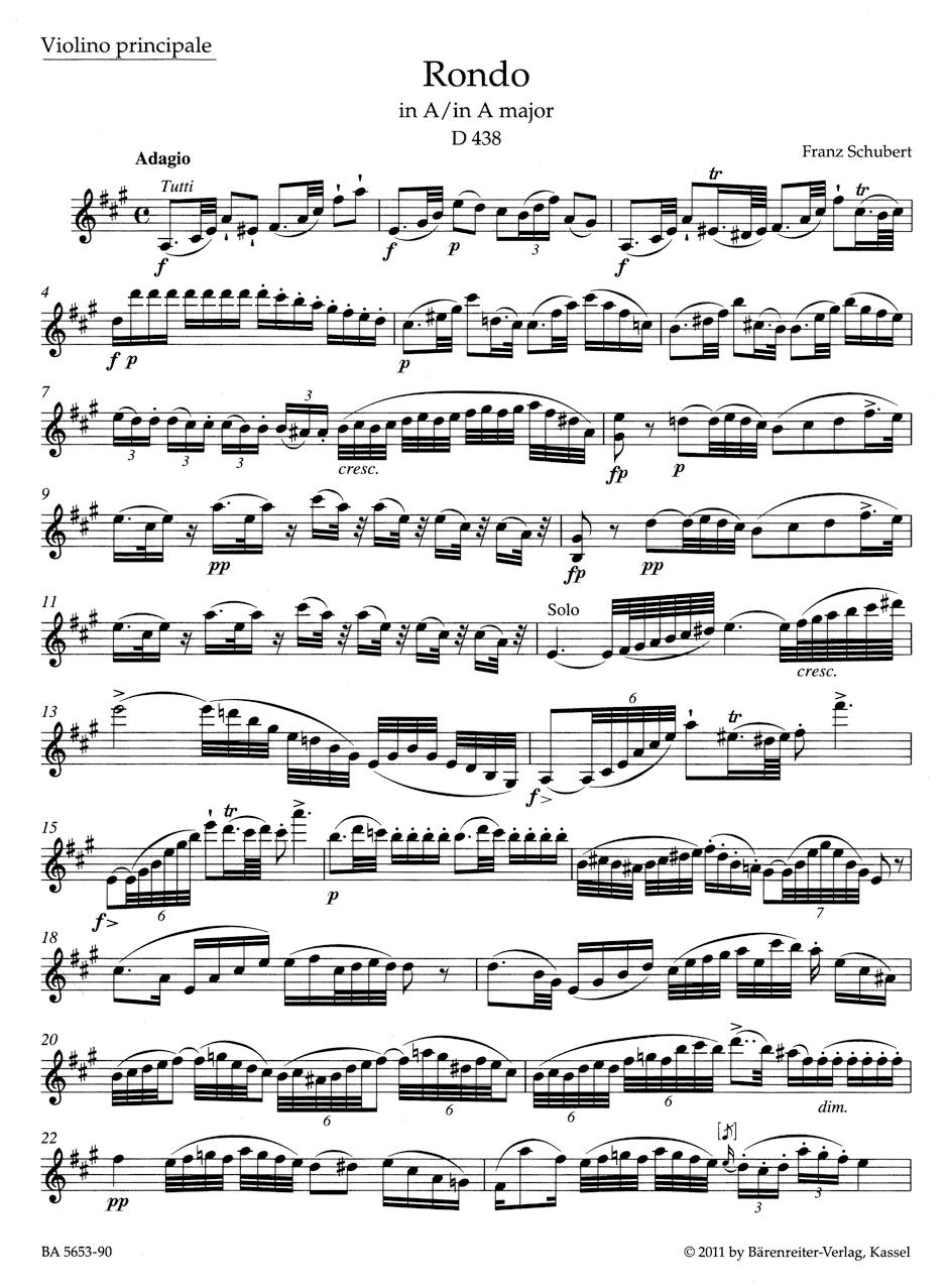 Franz Schubert: El Rondo en Si Menor para Violin - What instruments did Franz Schubert play franz schubert rondo si menor violin - What instruments did Franz Schubert play
