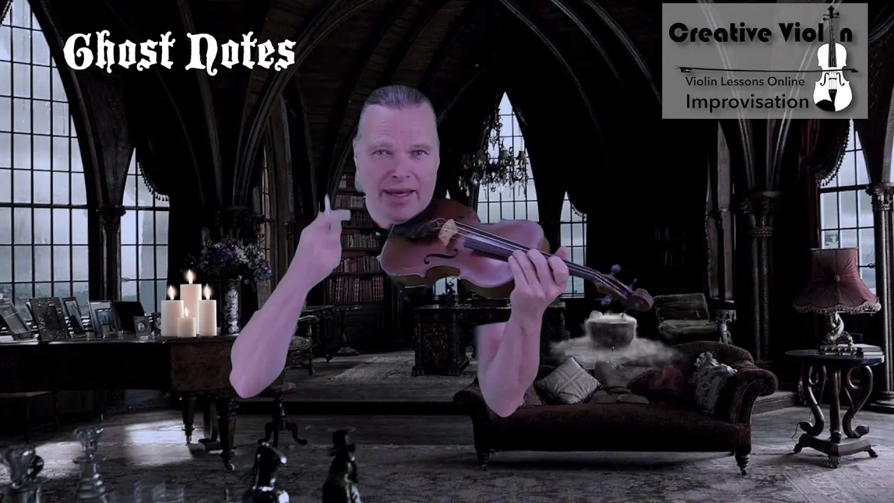 ghos en violin - What is a ghost note in violin