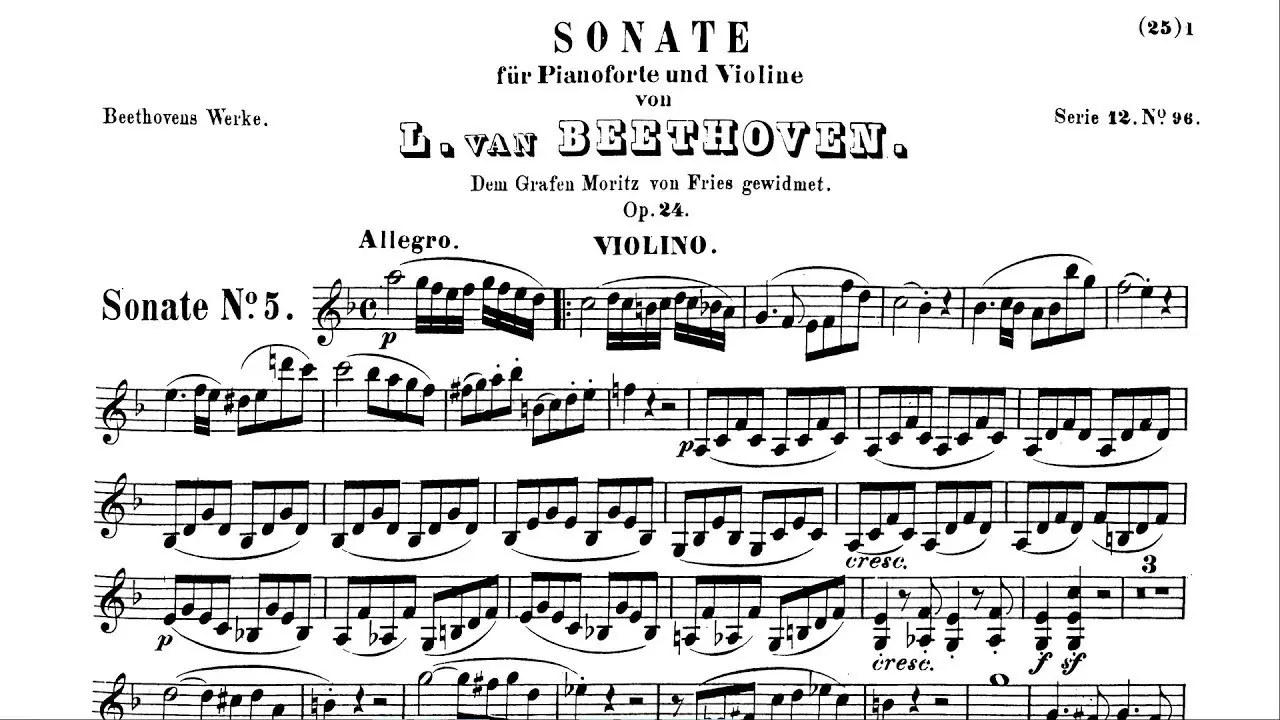 beethoven violin piano sonata spring - What is Beethoven's last piano sonata