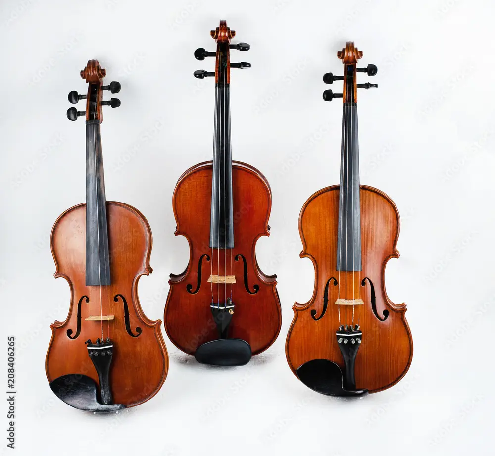 triple violin - What is the first string of the violin