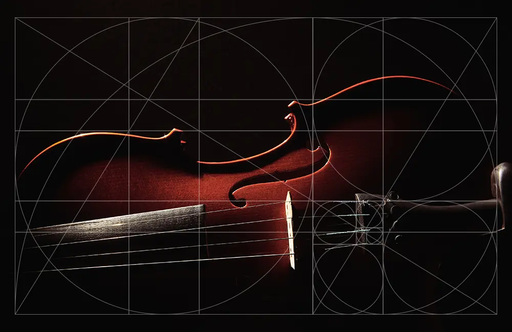 fibonci cabezaa de violin - What is the golden ratio of the violin