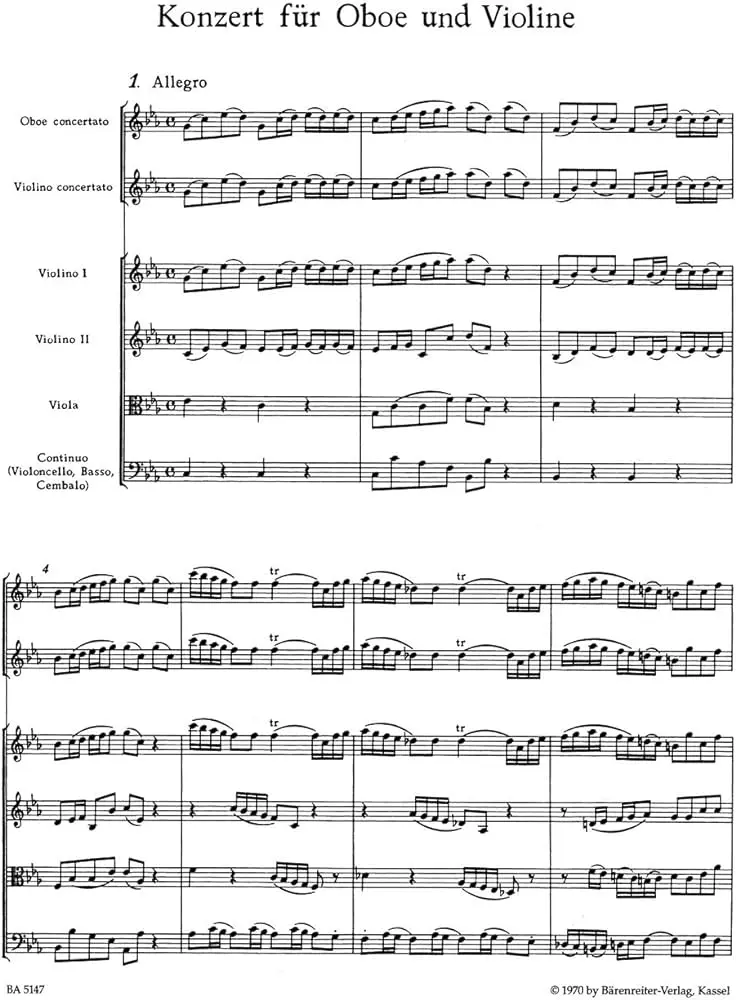 bach violin oboe concertos bride - What is the history behind the Brandenburg Concertos