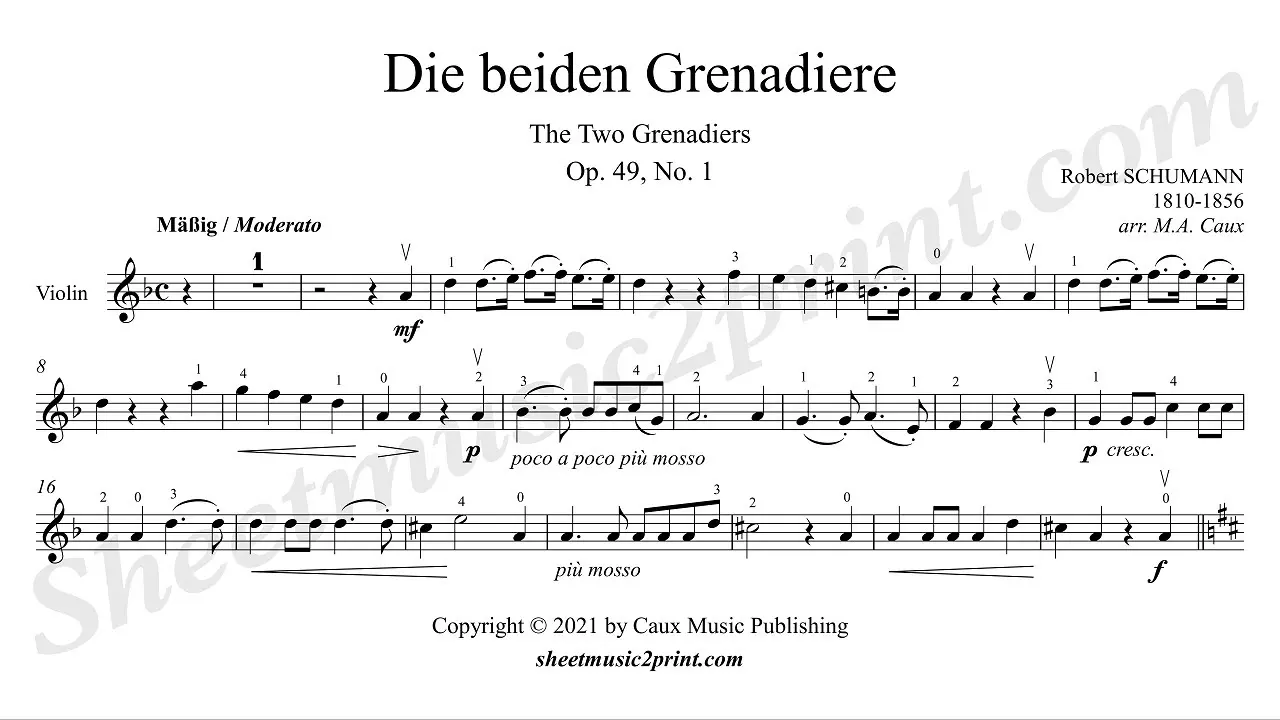 The Two Grenadiers: Una historia detrás de una hermosa pieza para violín - What is the story behind the two grenadiers the two grenadiers violin - What is the story behind the two grenadiers