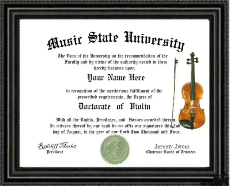 violin degree - What is the violin artist diploma