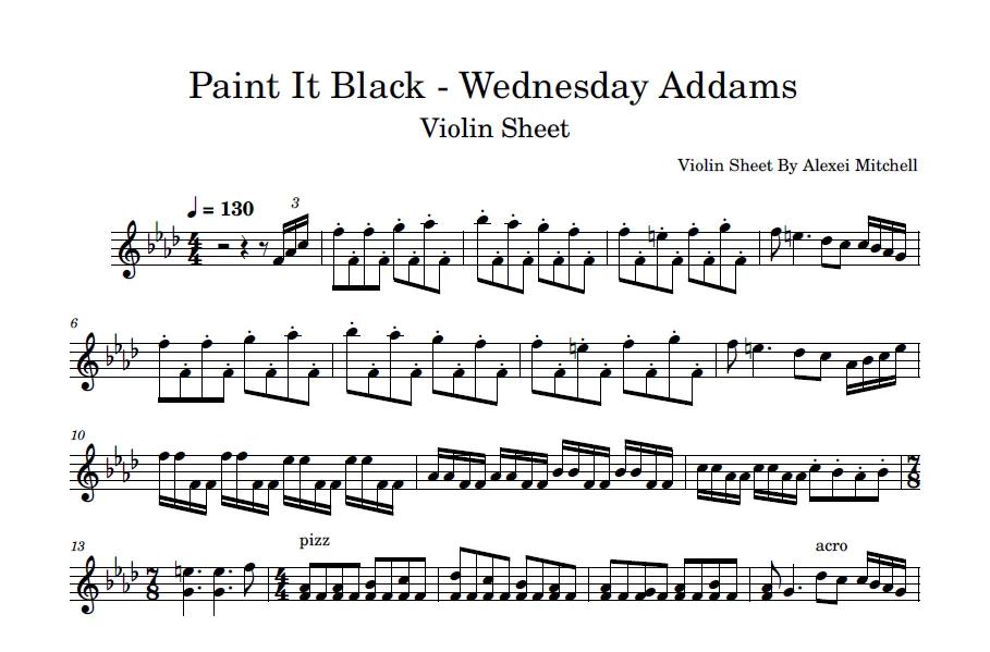 wednesday violin song - What is the Wednesday theme song
