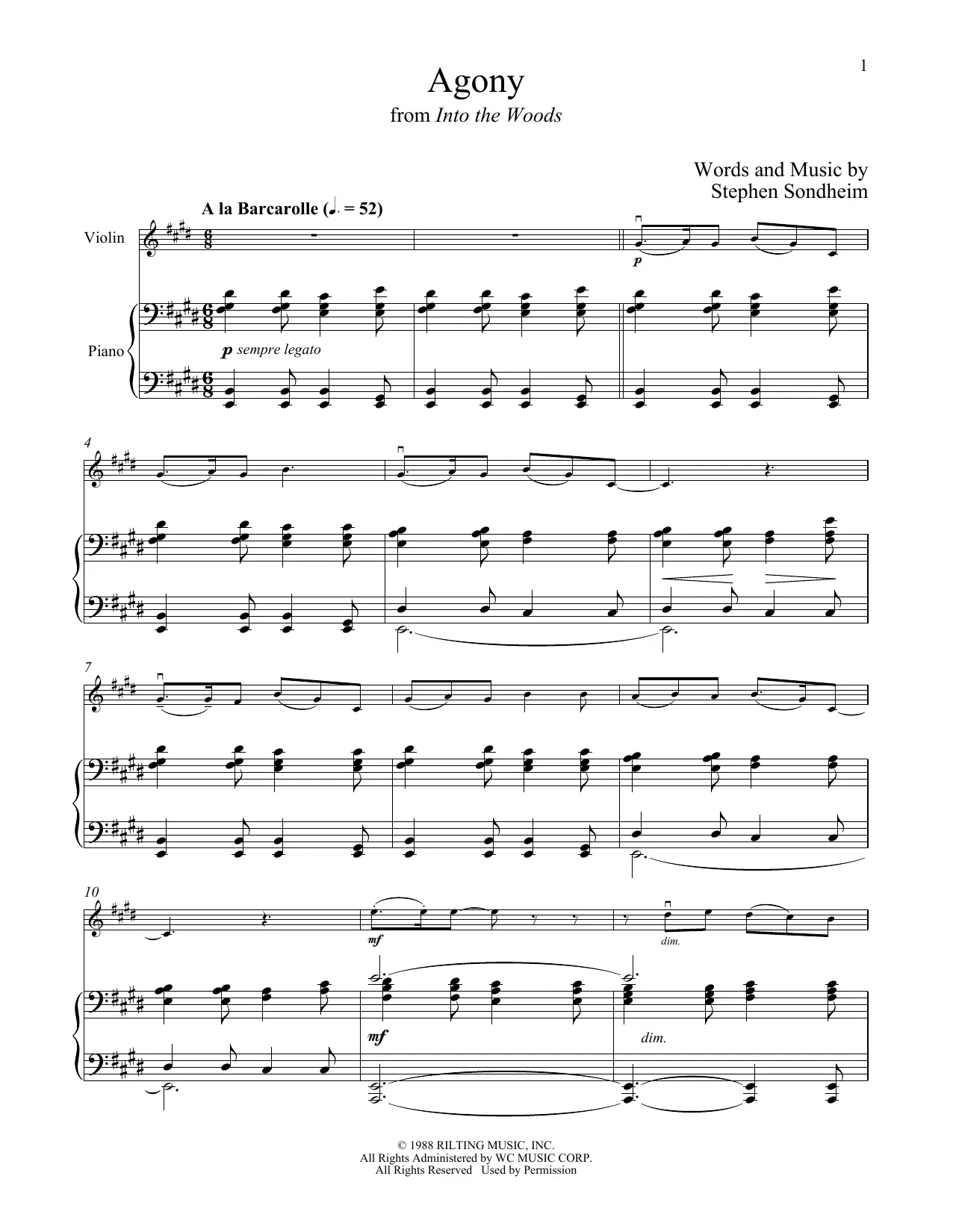 Agony is my Name Violin Partitura - What key is agony into the woods in agony is my name violin partitura - What key is agony into the woods in