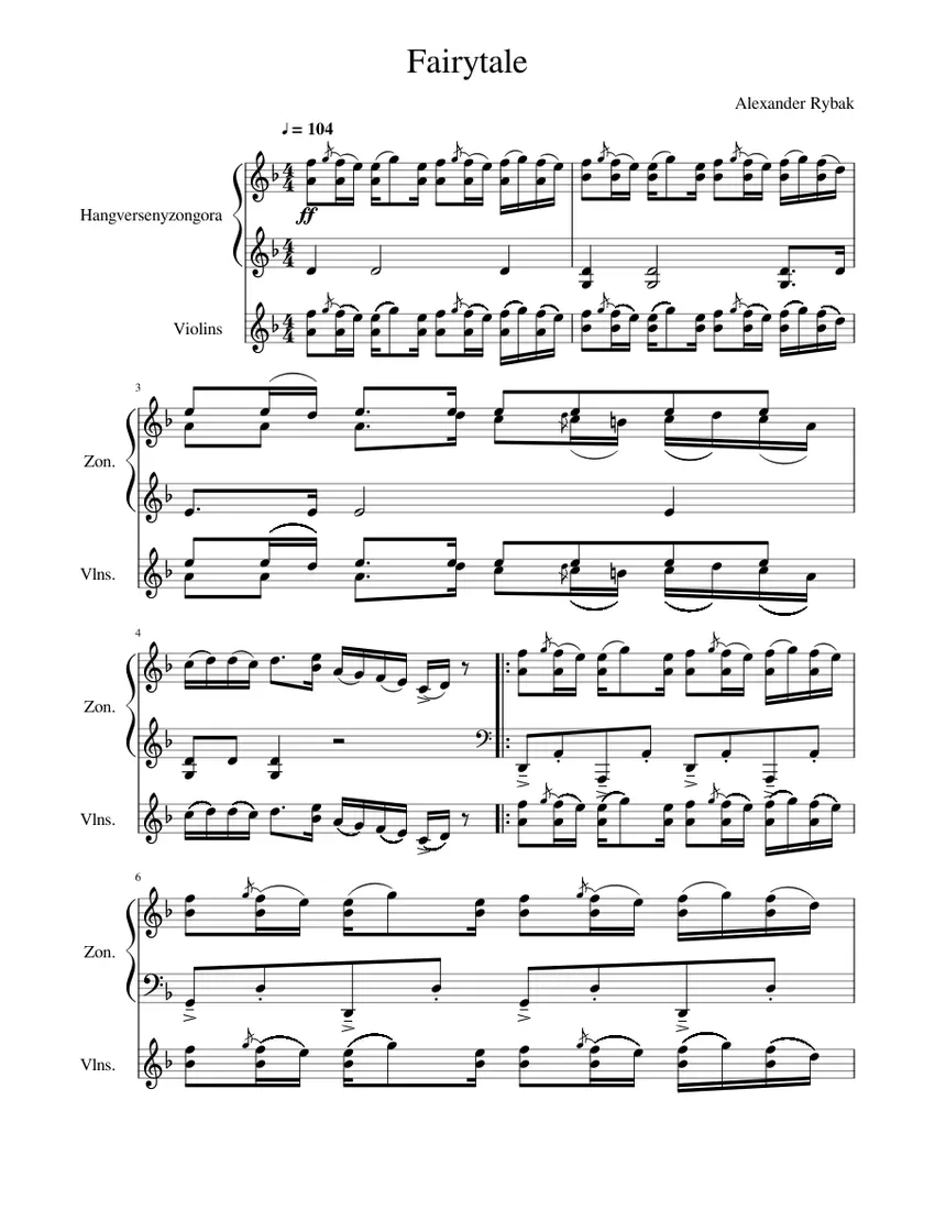 Notas para violín de 019872zjspixorfairytale019872zjspixor de Alexander Rybak - What key is fairytale by Alexander Rybak in fairytale alexander rybak violin notes - What key is fairytale by Alexander Rybak in