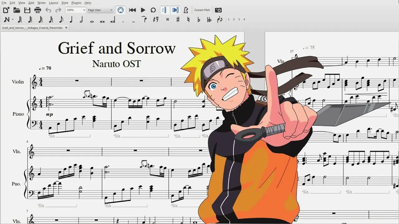 Hokage's Funeral Violin - La música que emociona - What key is the Hokage's funeral in hokage's funeral violin - What key is the Hokage's funeral in