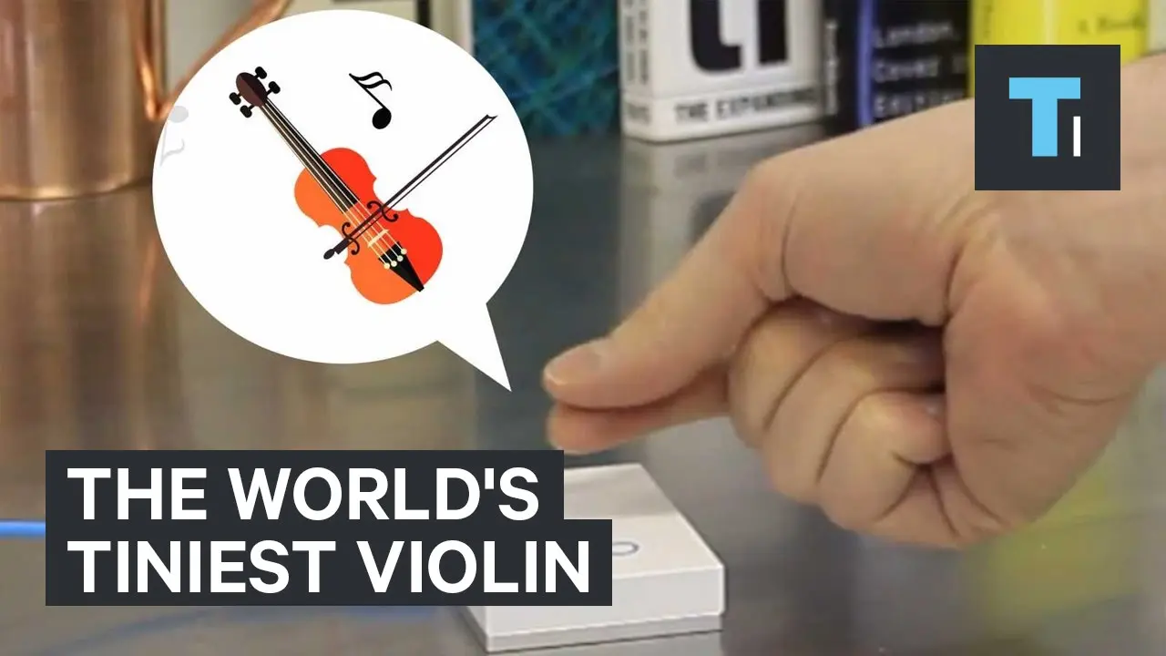 can you hear the world's smallest violin - What song does world's smallest violin sound like