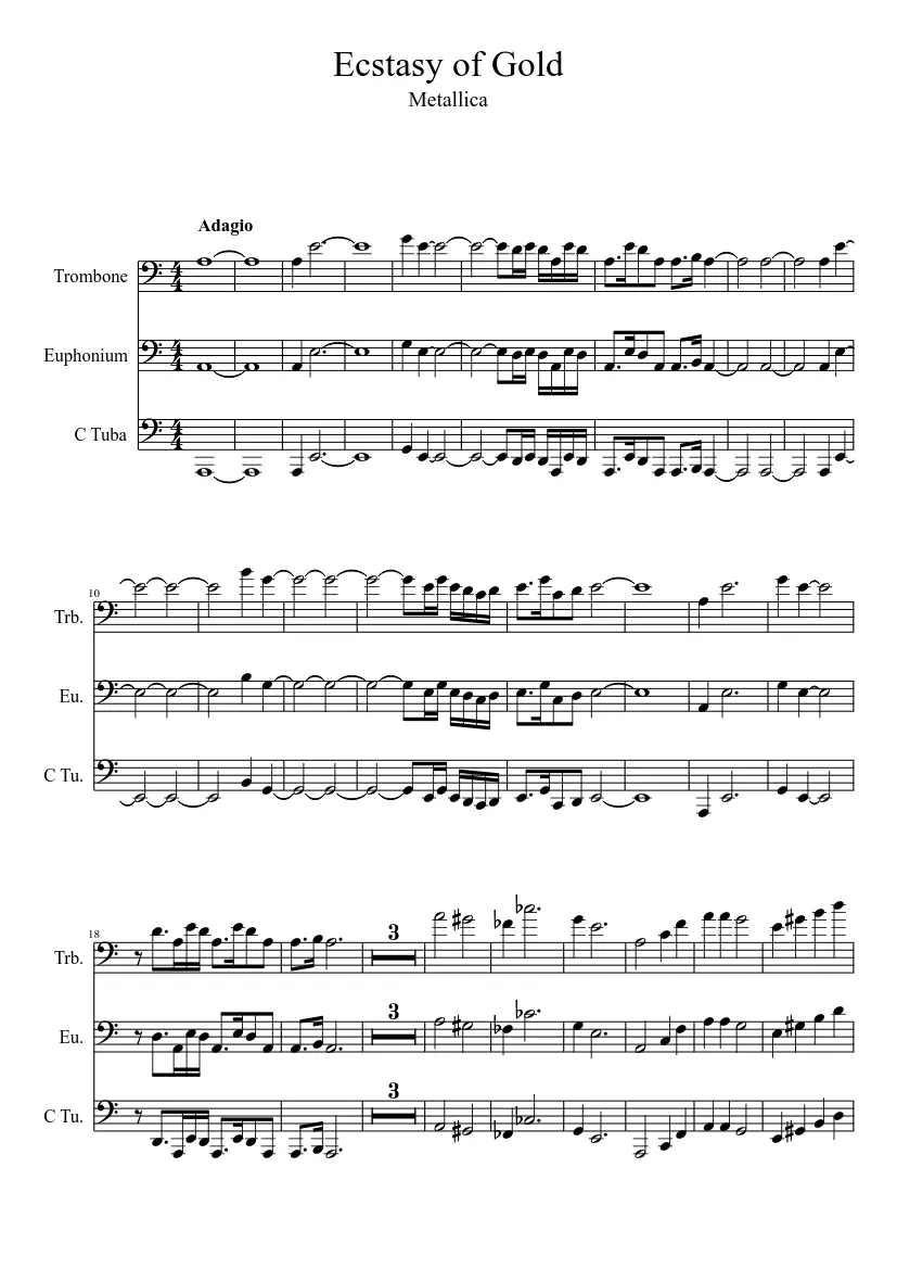 ecstasy of gold partitura violin - What song samples the ecstasy of gold