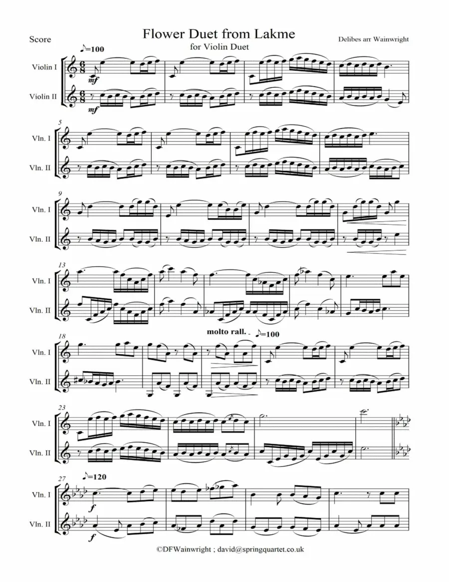 flower duet violin - Where is the Flower Duet from