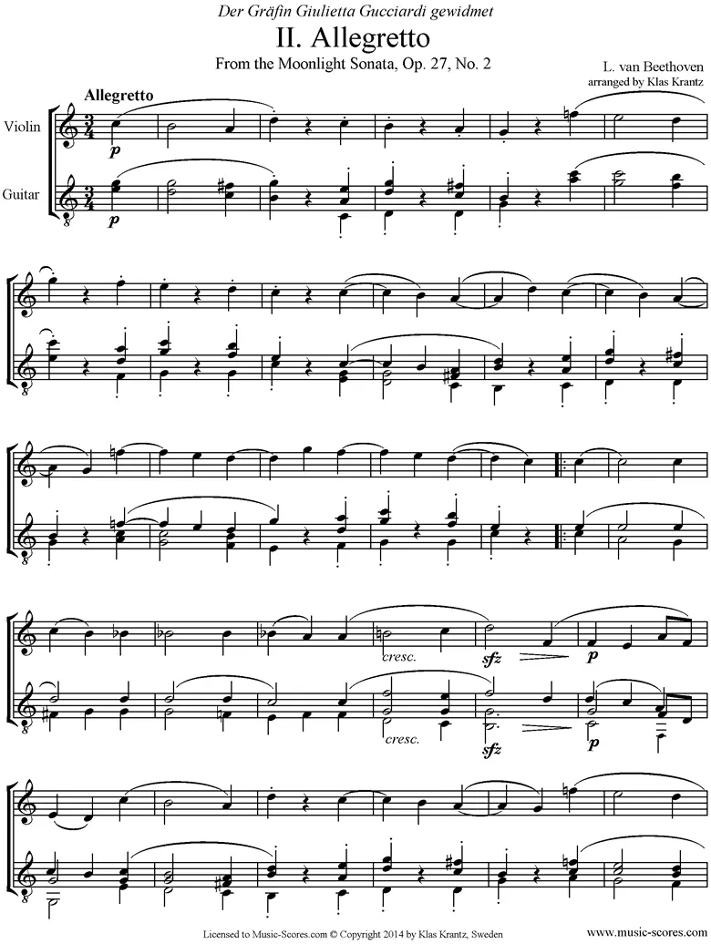 the moonlight flow by second moon partitura de violin - Who is the singer of the second moon